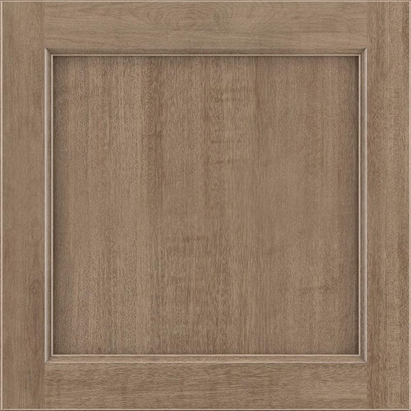 American Woodmark Adelaide 11 9/16 in. W x 3/4 in. D x 11 1/2 in. H in Maple Almond Cabinet Door Sample