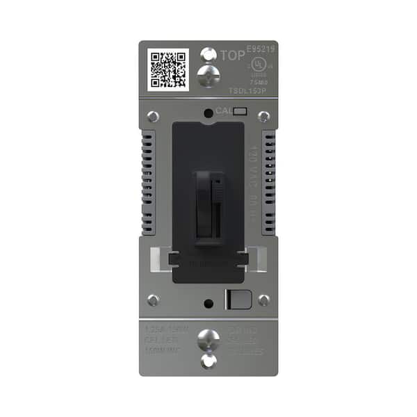 Legrand Toggle Slide 150W Advanced LED Dimmer, Single-Pole/3-Way, Black