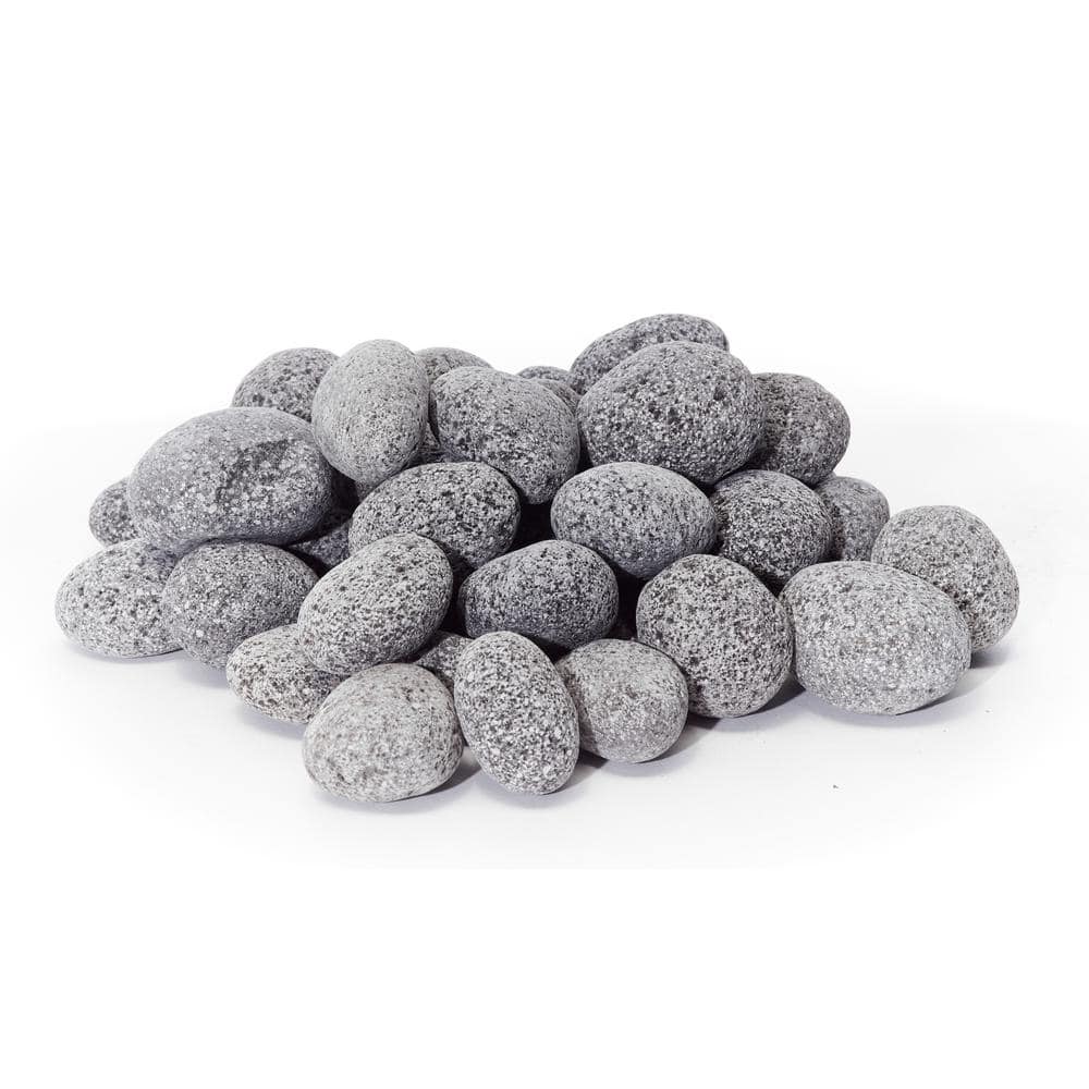 ½ in. to 1 in. Black Lava Fire Pebbles (20 lbs. Bag) -  EXOTIC Fire Glass, NL20-1030