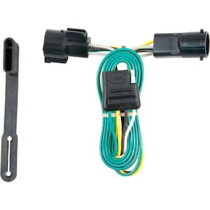 Custom Vehicle-Trailer Wiring Harness, 4-Way Flat Output, Select Ford F-150, Quick Electrical Wire T-Connector