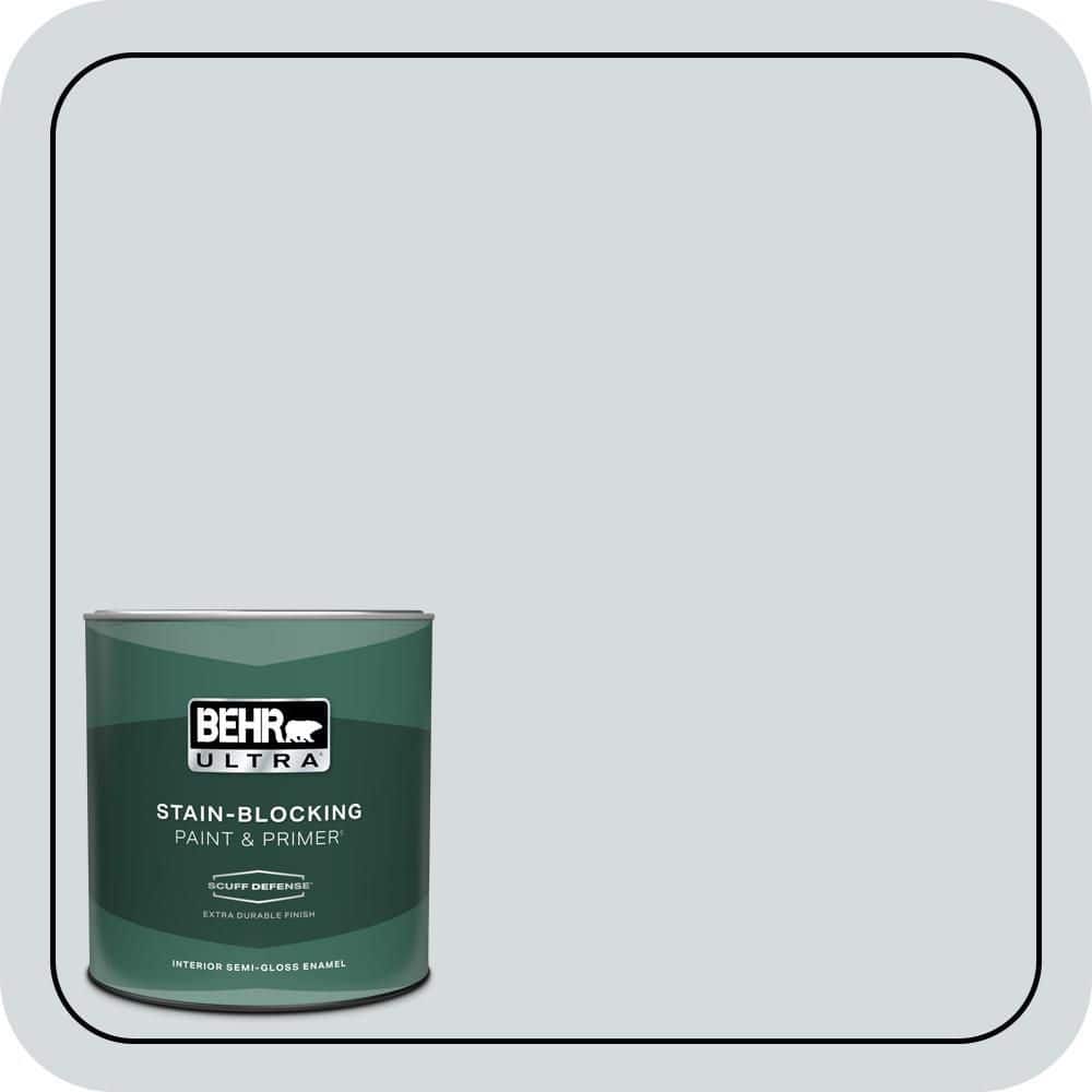 1 qt. Home Decorators Collection #HDC-CT-16 Billowing Clouds Extra Durable Semi-Gloss Enamel Interior Paint & Primer price history on PriceWatchPro