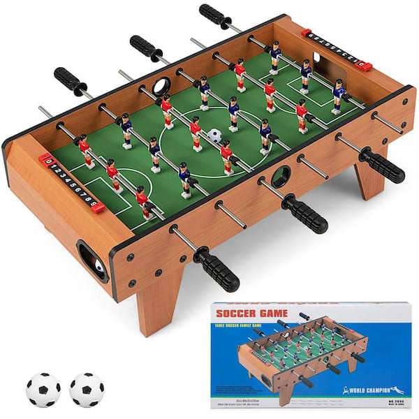 27 in. Foosball Table Competition Game Room Soccer Football Sports Indoor w/ Legs