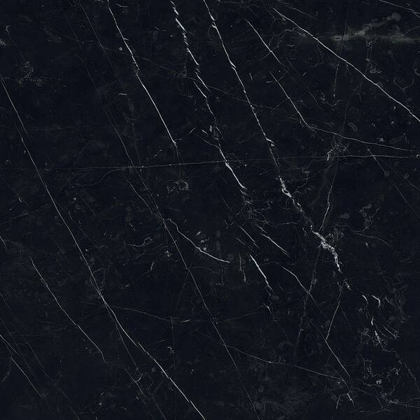 Magnifica The Thirties 30" x 30"-8mm Polished Porcelain Tile in Nero Marquina (18.16 sq. ft. /Carton)