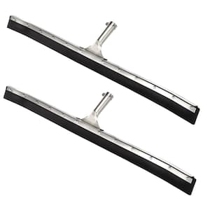 36 in. Professional Curved Rubber Floor Squeegee Without Handle (2-Pack)