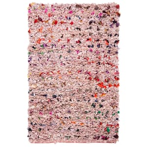 Rio Shag Blush 8 ft. x 10 ft. Solid Area Rug