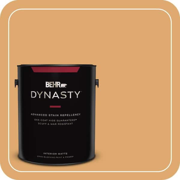 BEHR DYNASTY 1 gal. Home Decorators Collection #HDC-FL13-2 Corn Maze Matte Interior Stain-Blocking Paint & Primer