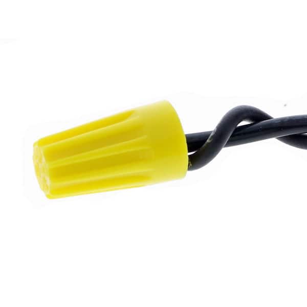 IDEAL 74B WIRE-NUT 100-Pack Yellow Wire Connectors IDEAL 74B WIRE-NUT 100-Pack Yellow Wire Connectors