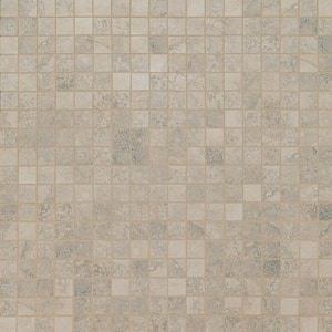 Legend Grey 12 in. x 12 in. Matte Porcelain Mesh-Mounted Mosaic Floor and Wall Tile (8 sq. ft./Case)