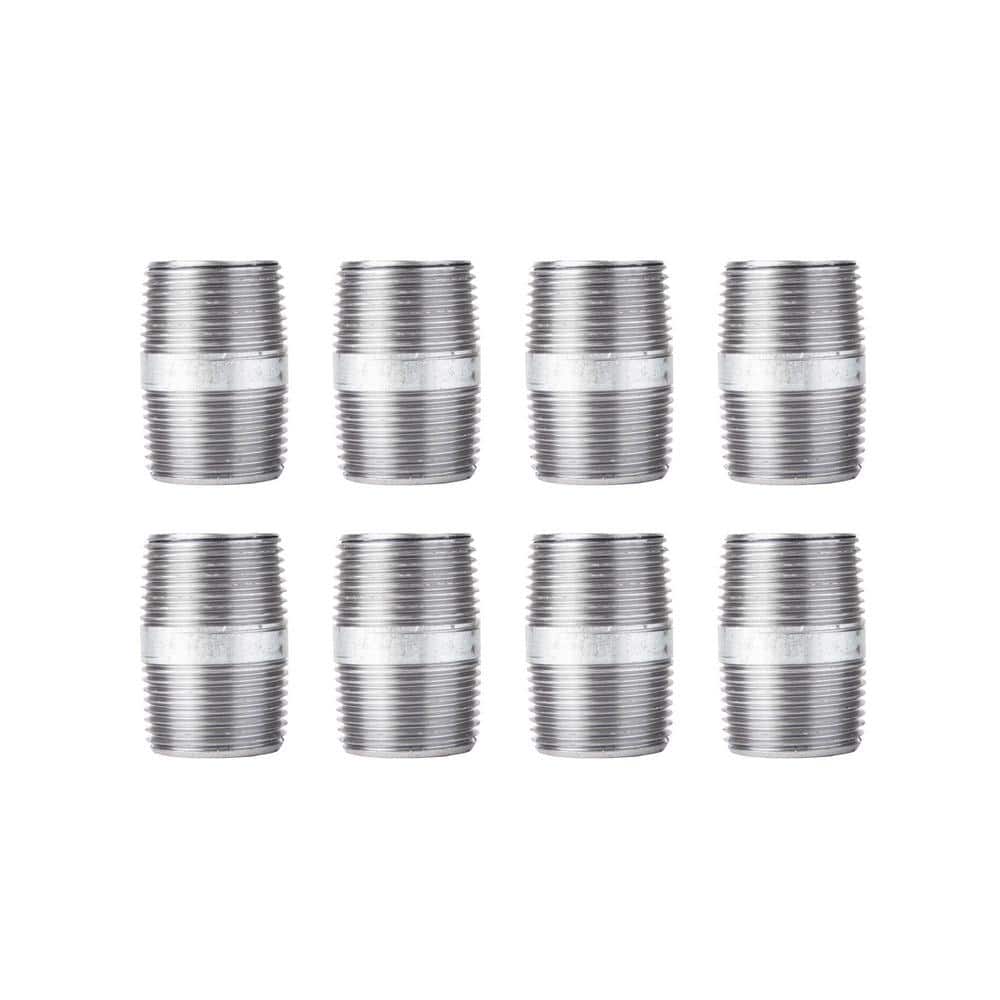 3/4 in. x 1-1/2 in. Galvanized Steel Nipple (8-Pack) price history on PriceWatchPro
