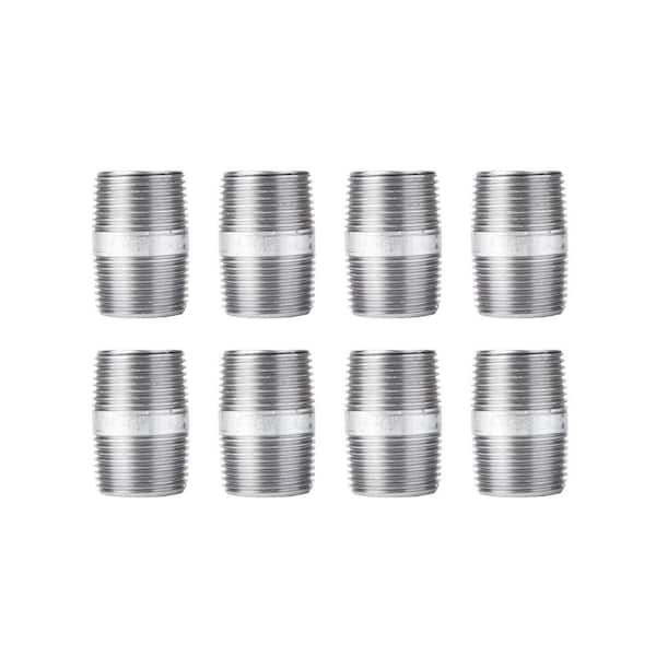 PIPE DECOR 3/4 in. x 1-1/2 in. Galvanized Steel Nipple (8-Pack)