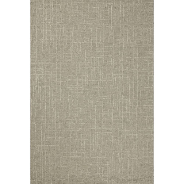Chris Love Julia Polly Spa / Ivory 3 ft. 6 in. x 5 ft. 6 in. Contemporary Accent Rug