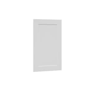 Satin White 0.65 in. W x 29.37 in. H x 17.50 in. D Shaker Island Decorative End Panel