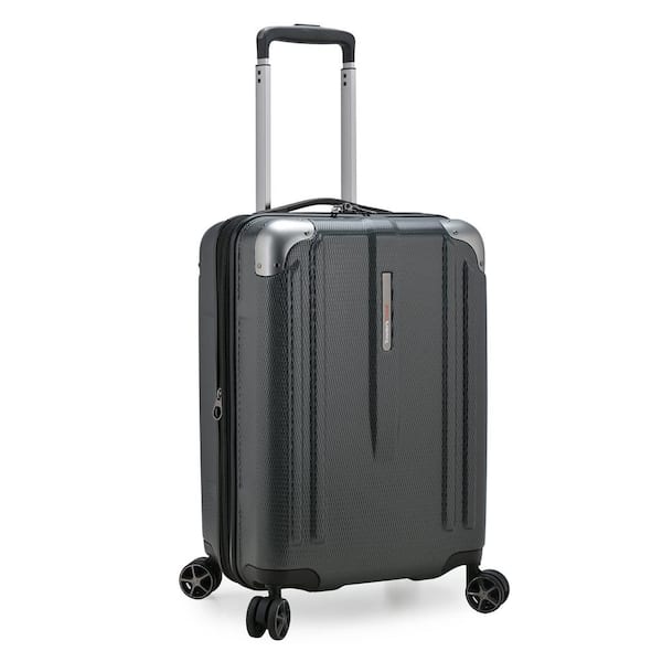 Traveler's Choice New London II 22 in. Gray Hardside Expandable Spinner Luggage