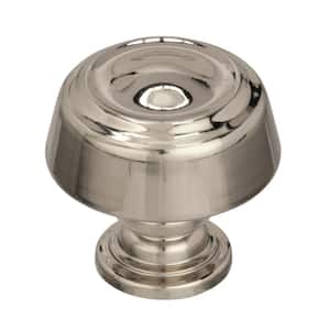 Kane 1-3/16 in. (30mm) Classic Polished Nickel Round Cabinet Knob
