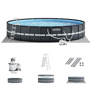 18 ft. x 52 in. Ultra XTR Frame Round Above Ground Swimming Pool Set with Pump