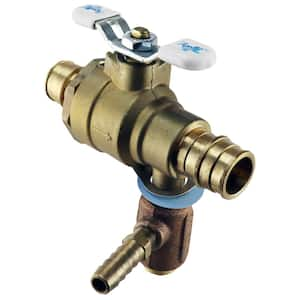 Apollo 3/4 in. LF Brass Full Port Threaded Ball Valve with Integral ...