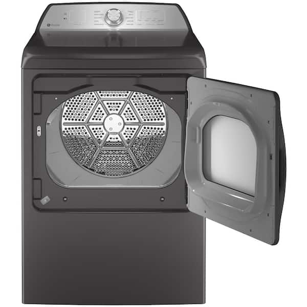 GE Profile 7.4 cu. ft. Smart Electric Dryer in Diamond Gray