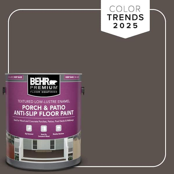 BEHR PREMIUM 1 gal. #PPU15-19 Black Sapphire Low-Lustre Enamel Interior/Exterior Porch and Patio Floor Paint