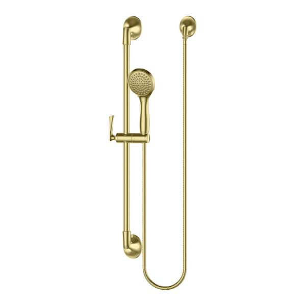 Pfister Rhen 1-Spray Slide Bar Hand Shower in Brushed Gold