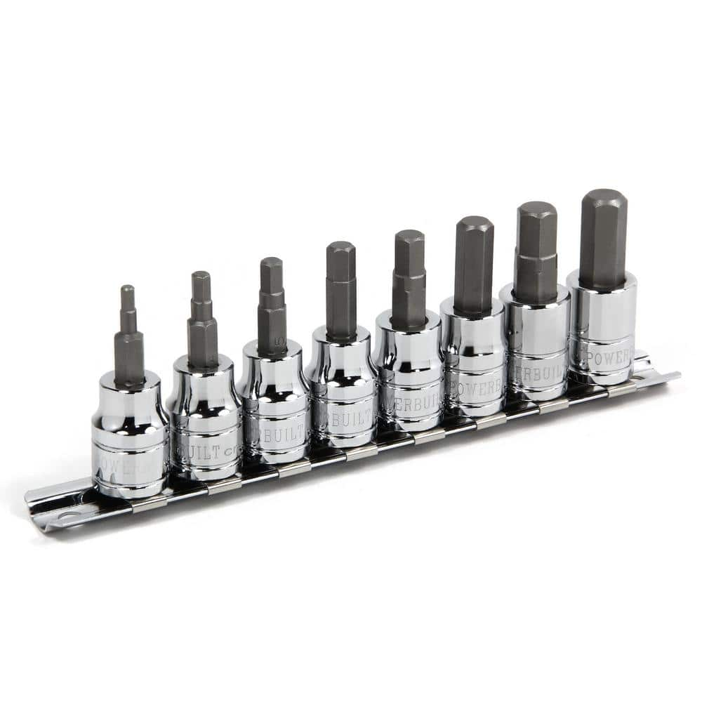 UPC 028907277301 product image for 3/8 in. Drive Hex Bit Socket Set (8-Piece) | upcitemdb.com