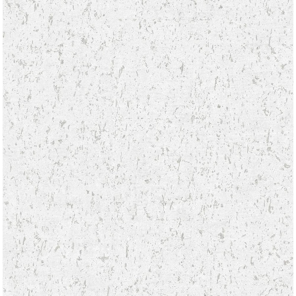Decorline Guri White Concrete Texture White Wallpaper Sample