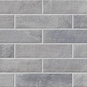 Brickbold 13 in. x 3 in. Grey Glazed Porcelain Floor and Wall Tile (13.35 sq. ft. / case)