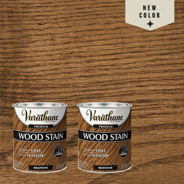 Varathane 1 Quart Bespoke Premium Fast Dry Interior Wood Stain (Case of 2)