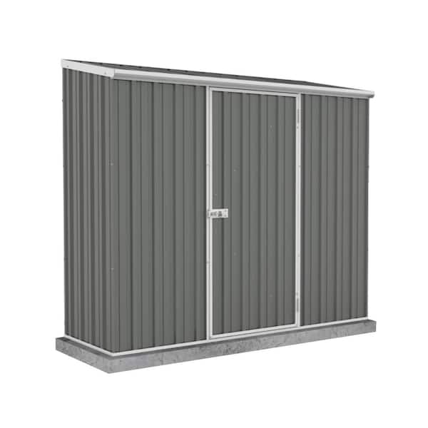 ABSCO Space Saver 7 ft. W x 2.5 ft. D. Galvanized Steel Lean-to Shed with SNAPTiTE assembly system (17.5 sq. ft.)