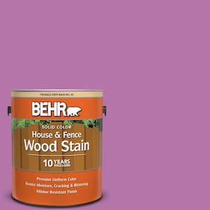 1 gal. #P110-5A Eccentric Magenta Solid Color House and Fence Exterior Wood Stain