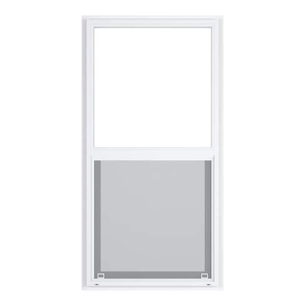 JELD-WEN V-2500 Series 29.5 in. x 59.5 in. Single Hung Vinyl Low-E