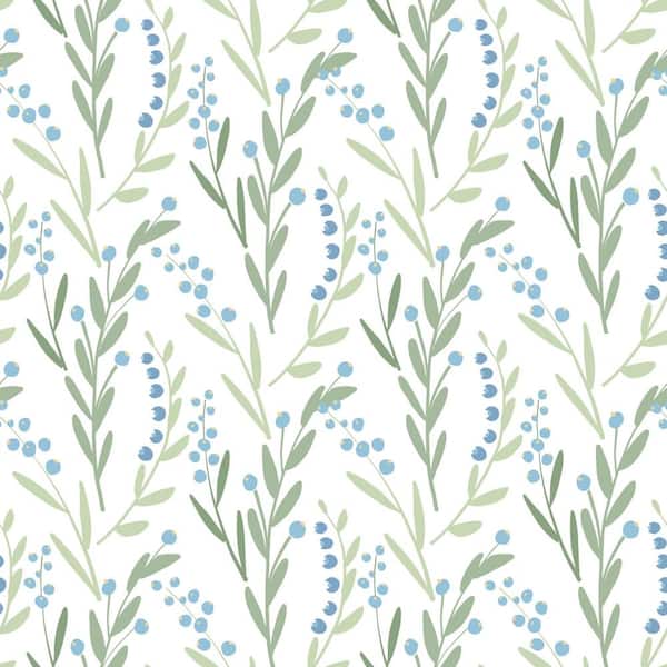 RoomMates 30.75 sq.ft. Budding Branches Peel and Stick Wallpaper