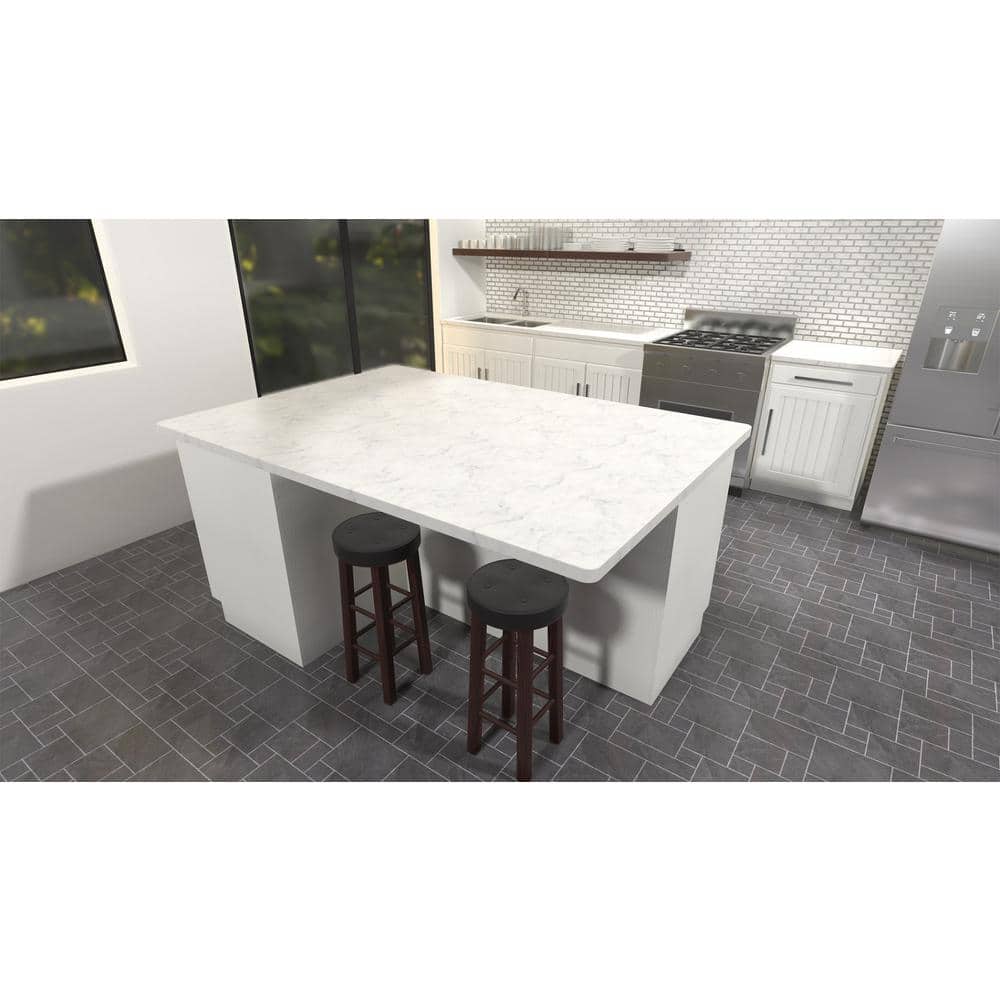 12-Inch Black Aluminum L Bracket Countertop Support