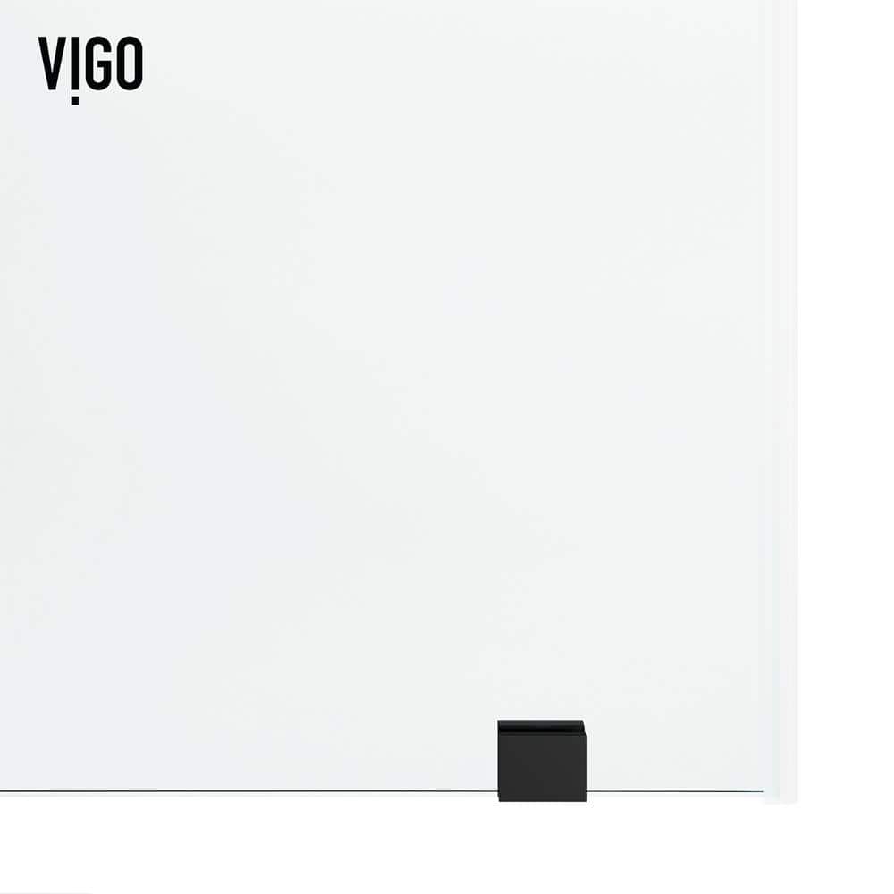 Elan Hart 72" Frameless Sliding Shower Door with Clear Glass
