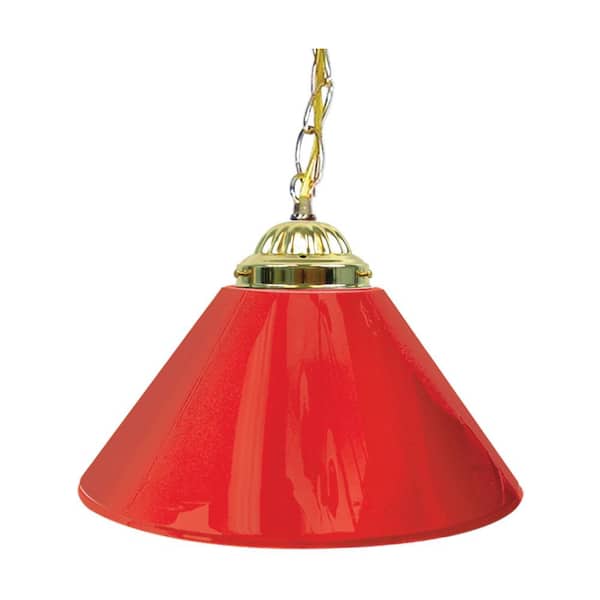 1-Light Red Billiard Light