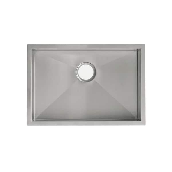 Swiss Madison Tourner 27 in. x 19 in. Stainless Steel, Single