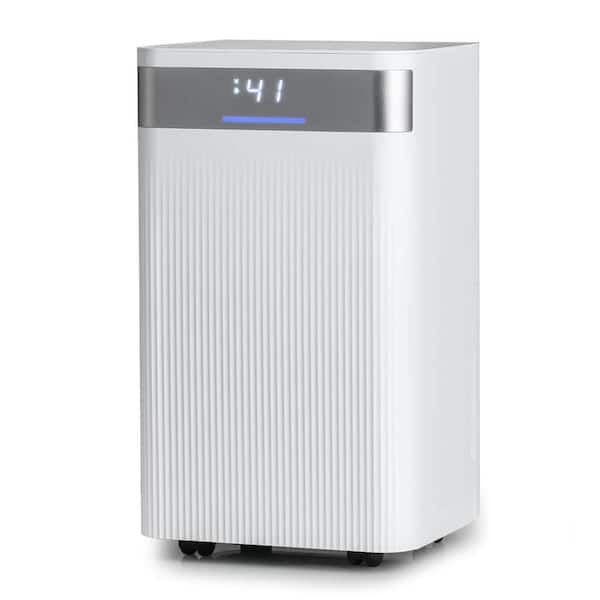 32 pt. 2000 sq. ft. with Bucket Portable Dehumidifier in. White with 3-Color Indicator