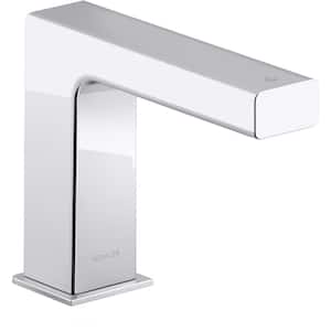 Strayt AC-Powered Touchless Single Hole Bathroom Faucet with Kinesis Sensor Technology in Polished Chrome