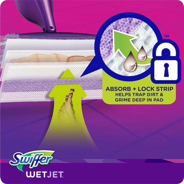 Swiffer WetJet Wood Mopping Refill Pads Unscented (20-Count) 003700076563 -  The Home Depot