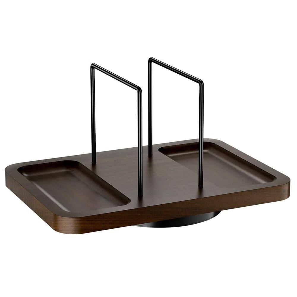 Rotating Black Metal Napkin Holder with Salt & Pepper Caddy, Tabletop Paper Towel Dispenser for Kitchen or Dining price history on PriceWatchPro
