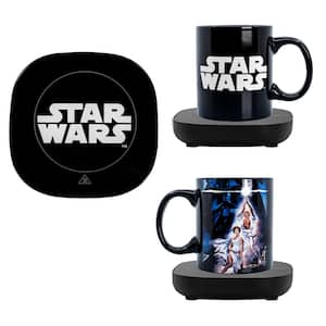 Star Wars 'A New Hope' Black Single-Cup Coffee Mug Warmer with Coffee Mug for Your Drip Coffee Maker