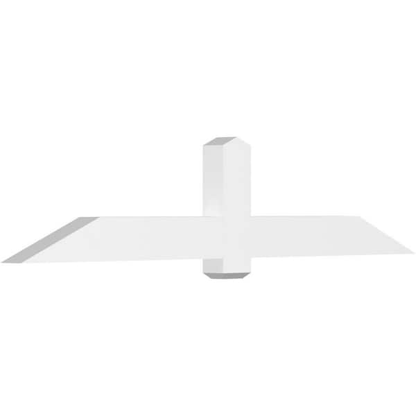 Ekena Millwork Eugene 84 in. W x 17.5 in. H x 4 in. D Signature Polyurethane Bracket