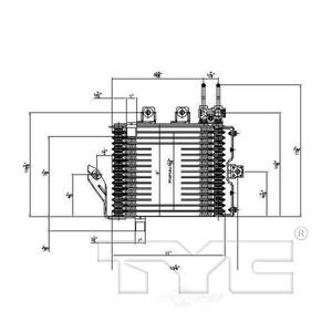 thumbnail image 2 of Transmission Oil Cooler For 2013-2016 Dodge Dart 2.4L / 2.0L / 1.4L – Aluminum 2 of 6