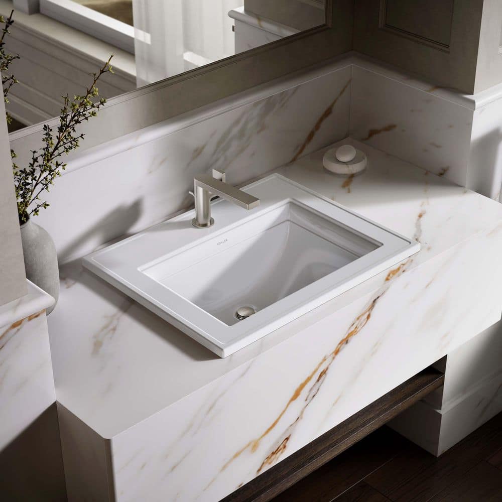 KOHLER Memoirs 30.7 in. x 22.2 in. Pedestal Bathroom Sink in White KOHLER Memoirs 30.7 in. x 22.2 in. Pedestal Bathroom Sink in White