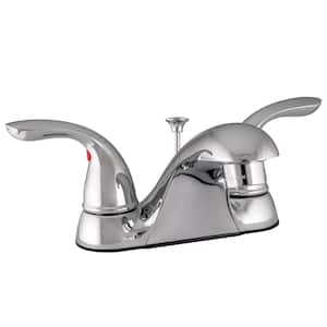 Ashland 4 in. Centerset 2-Handle Bathroom Faucet in Polished Chrome