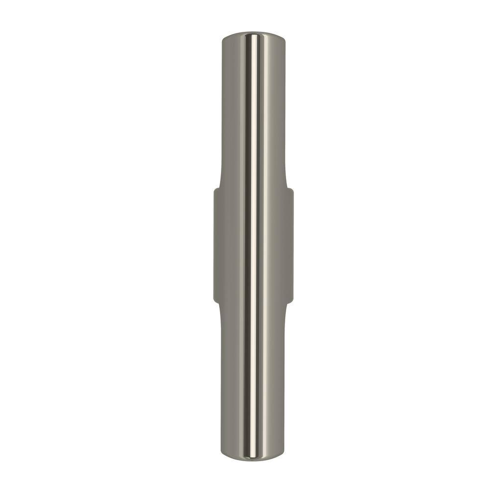 Polished Nickel T-Handle Cabinet Knob with Mounting Hardware