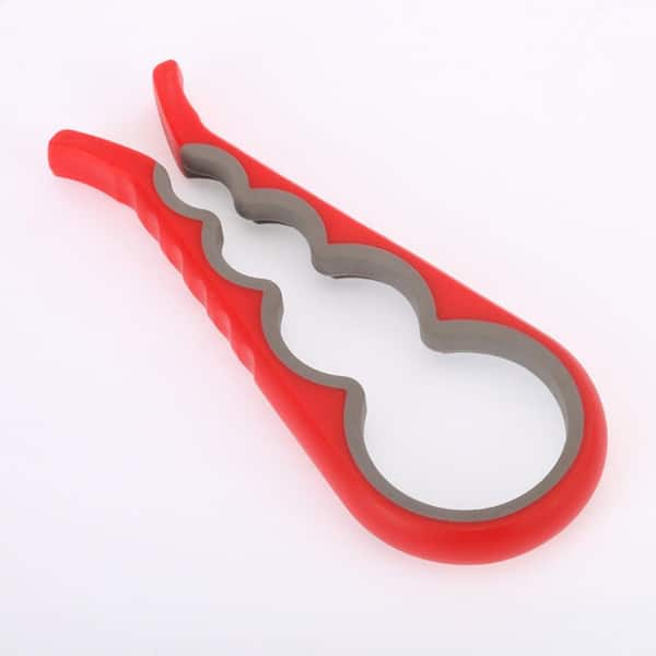 Multi-Color Jar Lid and Bottle Opener with Wavy Non-Slip Grip for Easy Opening, Ergonomic for Weak Hands