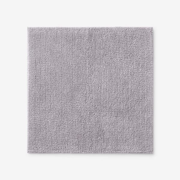 Company Cotton Square Silver Bath Rug
