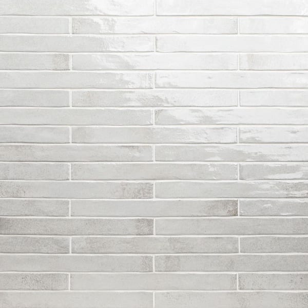 Ivy Hill Tile Tint Bianco 2.95 in. x 15.74 in. Polished Porcelain