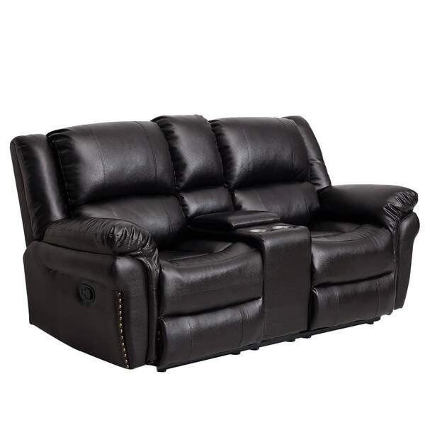 Reclining loveseat with cup 2024 holders in arms