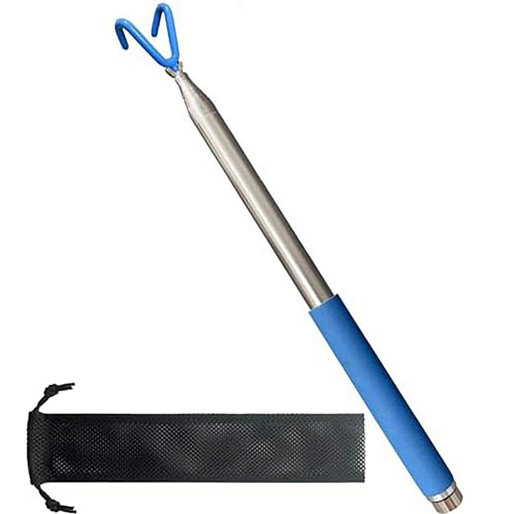 Telescoping Push Pull Rod Hand Tool 10 ft. Magnetic Pickup Pole with Hooks for Disc Golf Accessories Silver (1-Piece) price history on PriceWatchPro